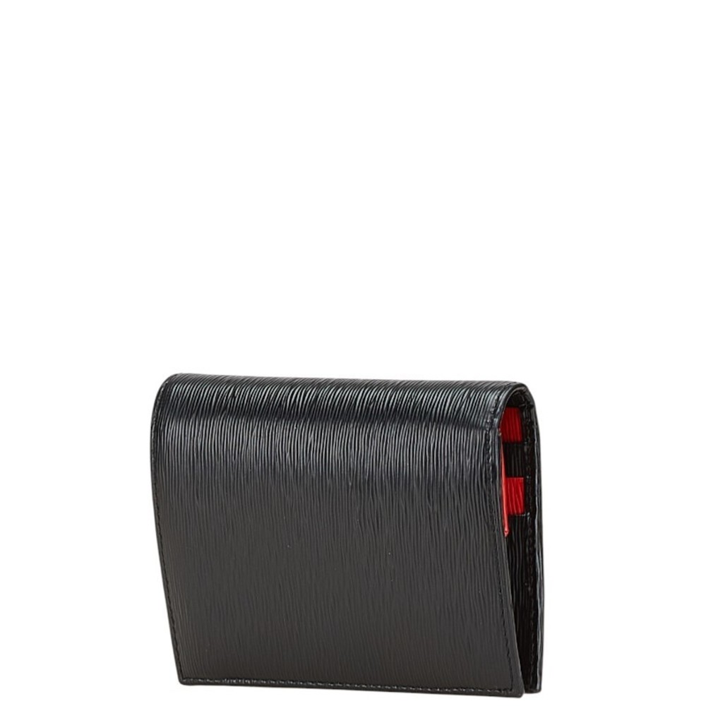 Prada Vitello Move Bifold Wallet 1MV204 Black Leather Women's PRADA - Picture 2 of 10